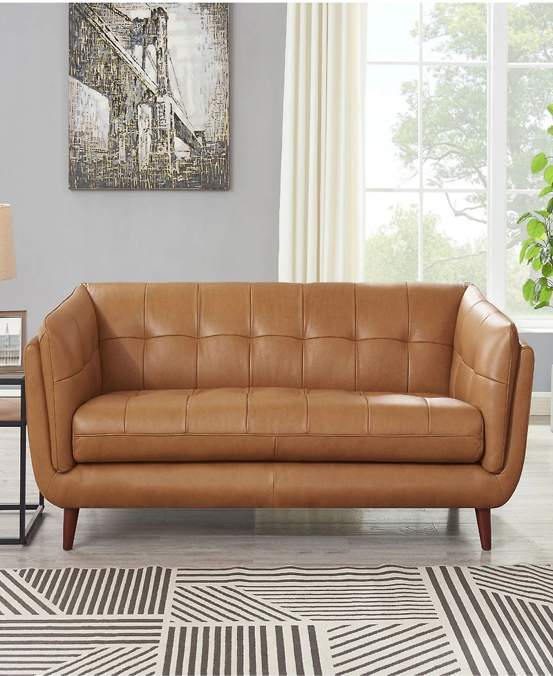 Hydeline Solana 88" Top Grain Leather Sofa