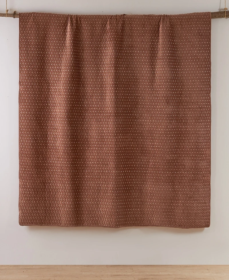 Levtex Velvet Stitch Reversible 3-Pc. Quilt Set, Full/Queen