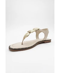 Giulia Leather Flat Sandal (Women)