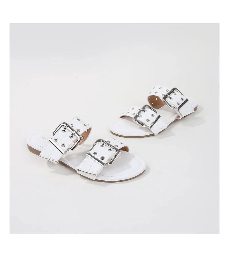 Kyle Double Strap Slide Sandals