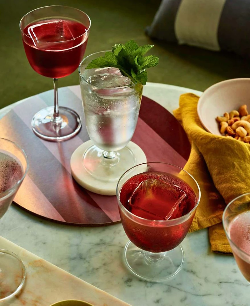 Nude Glass Bar Giani Long Cocktail Glass, Set of 4