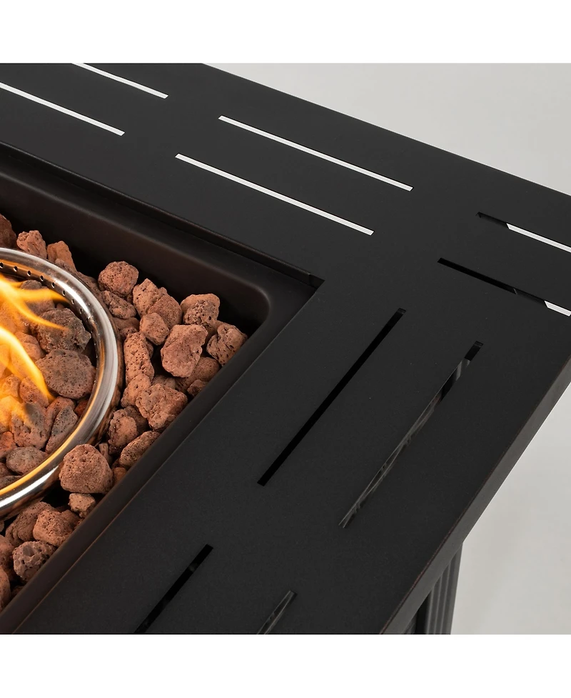 28inch Square Fire Pit Table