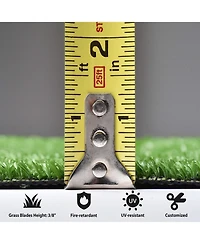 Yescom 4pcs 65x5 Ft Artificial Turf Grass Rug Gym Turf Indoor Outdoor Event Balcony Deck Patio