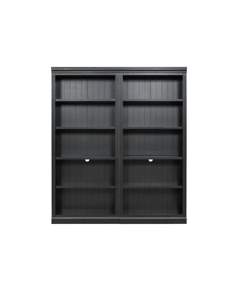 Streamdale 83" Tall 5-Tier Bookcase with Light & Adjustable Shelves