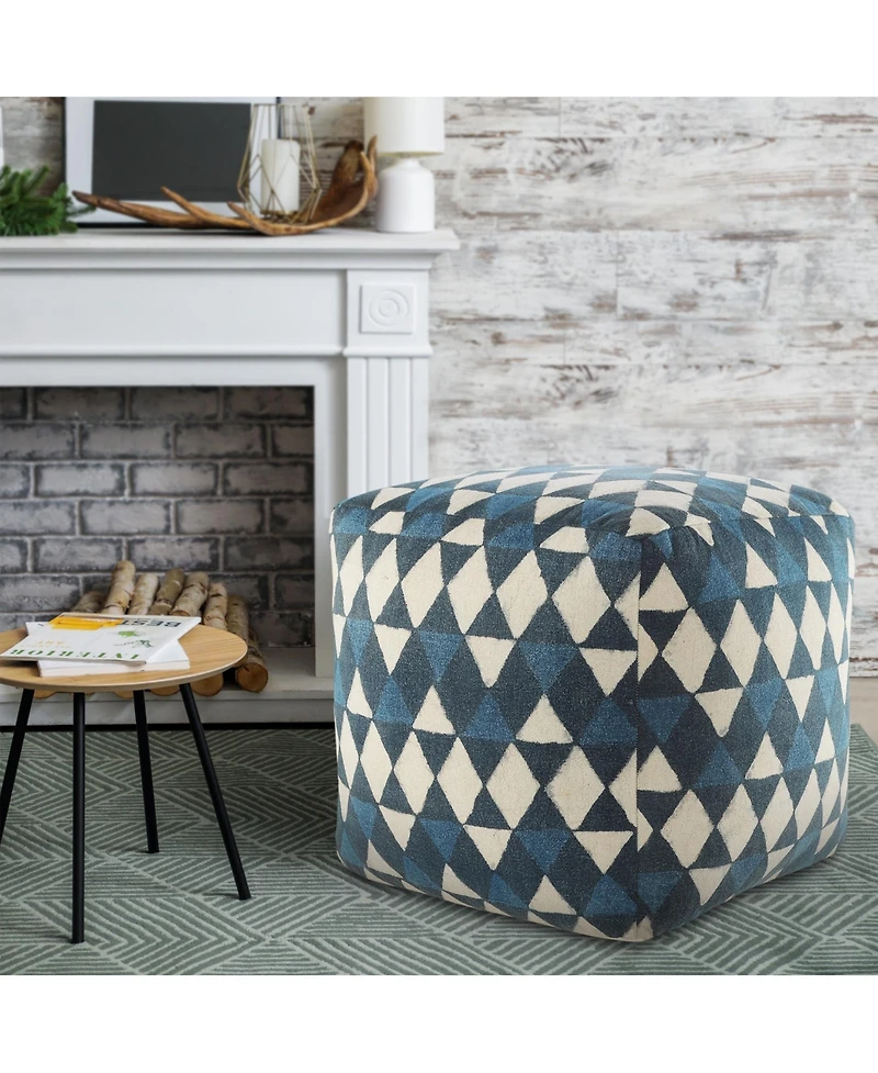 Cotton Ottoman Footrest for Cozy Living Room Seating and Relaxation