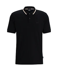Boss by Hugo Men's Slim-Fit Striped Collar Polo