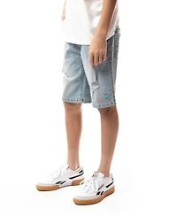 Ring of Fire Big Boys Revolve Stretch Denim Shorts