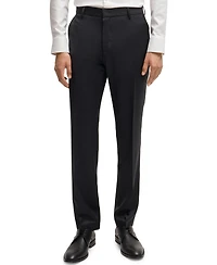 Boss Men's Regular-Fit Virgin Wool Formal Trousers