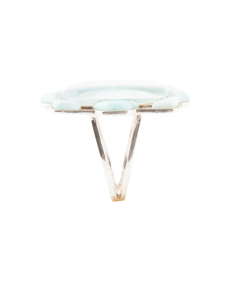 Barse Scenic Beach Blue Larimar and Sterling Silver Ring