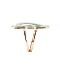 Barse Scenic Desert Sedona Blue Turquoise Golden Ring