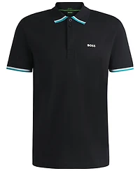 Boss by Hugo Men's Cotton Knit Regular-Fit Paddy Polo Shirt