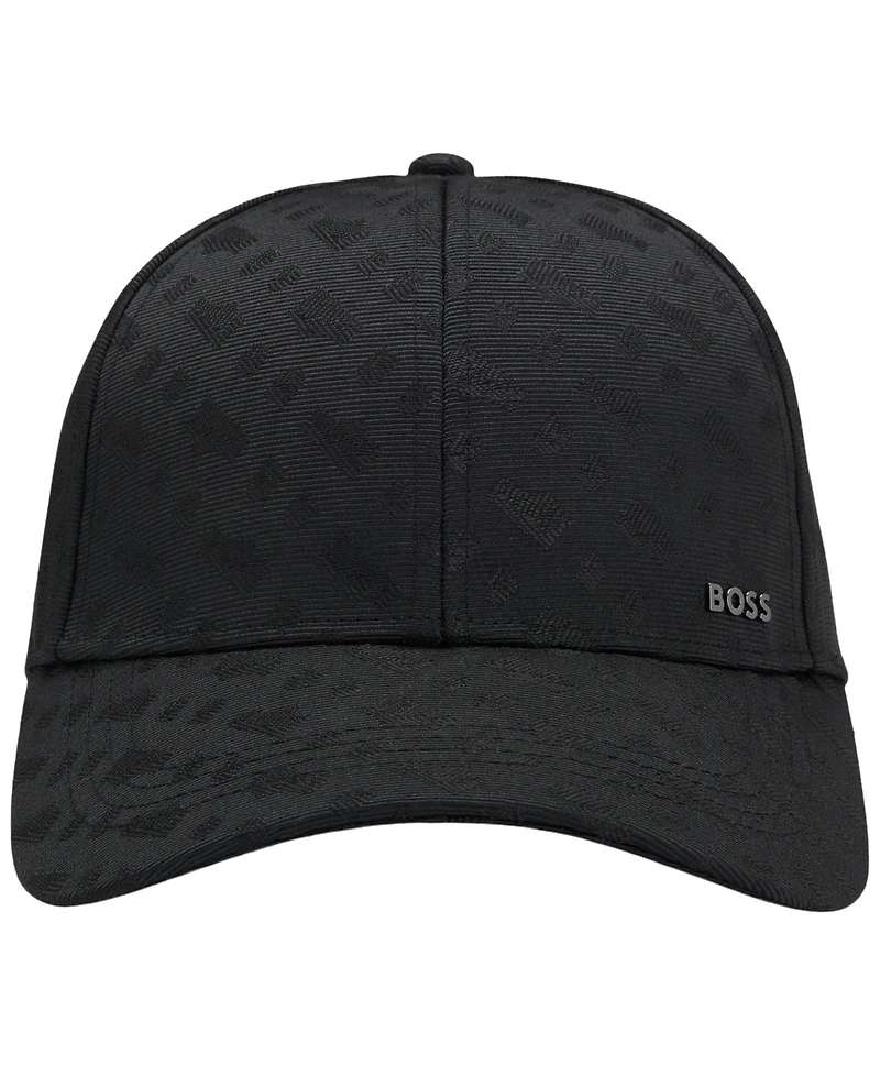 Boss by Hugo Boss Men's Monogram-Jacquard Hat