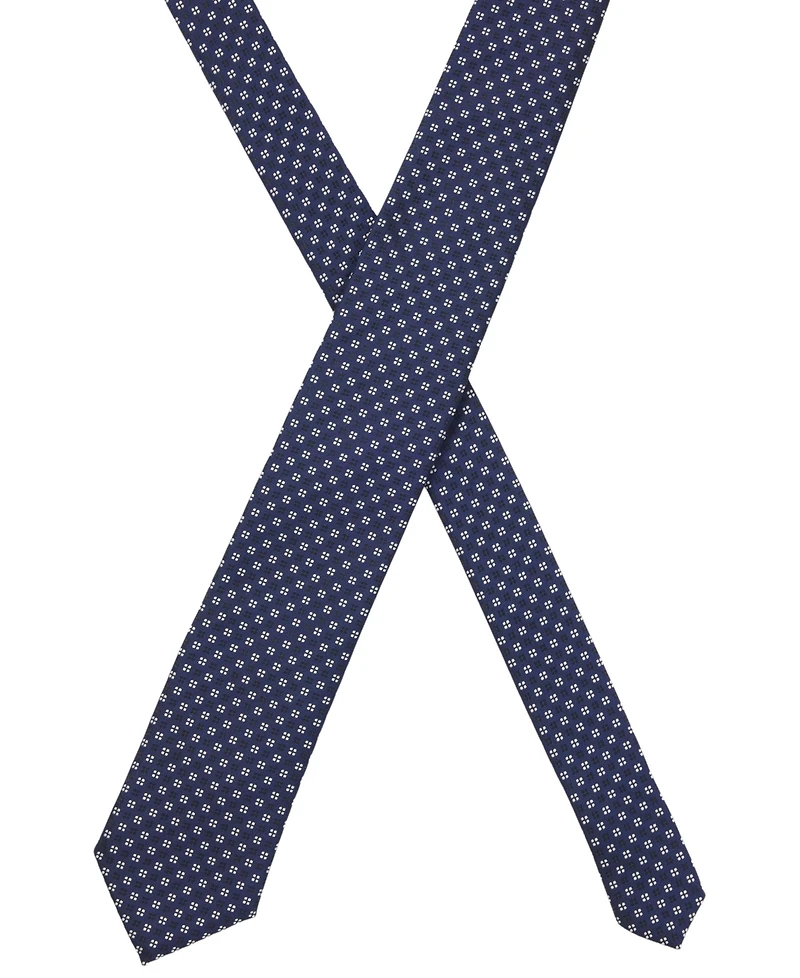 Boss by Hugo Boss Men's Jacquard Pattern Silk-Blend Tie
