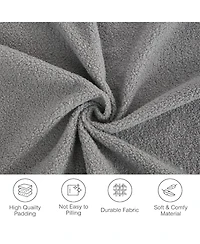 Streamdale Folding Sleeper Sofa Bed - Gray Lamb Velvet