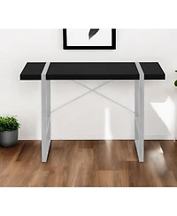 Compact Computer Desk with Sturdy Metal Frame