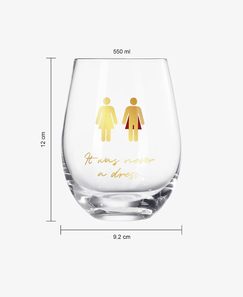 The Wine Savant It Was Never a Dress Wine Glass