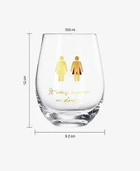 The Wine Savant It Was Never a Dress Wine Glass