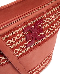 Sam Edelman Khiara Leather Espadrille Fan Crossbody Bag