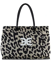 Sam Edelman Cooper Extra Large Logo Canvas Tote