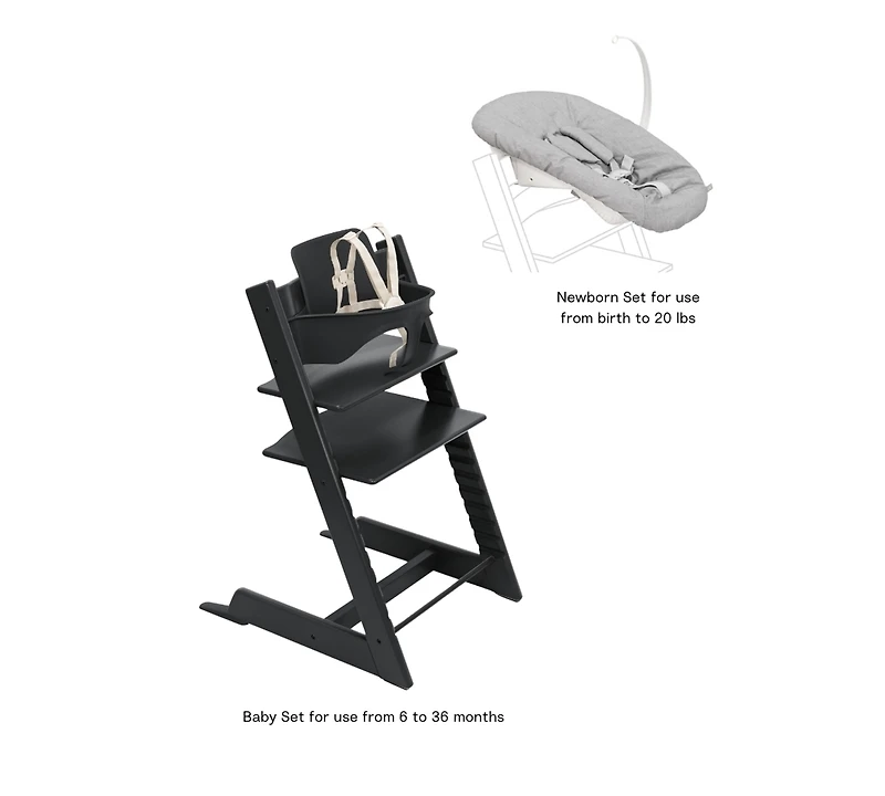 Stokke Baby Tripp Trapp High Chair² and Newborn Set