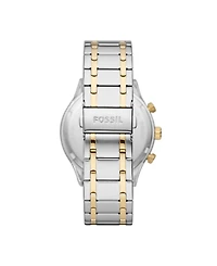 Fossil Men's Fenmore Multifunction Two-Tone Bracelet Watch, 44mm
