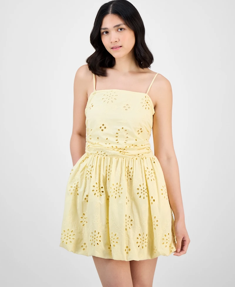 And Now This Women's Eyelet Tube Mini Dress, Exclusively at Macy's