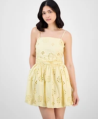 And Now This Women's Eyelet Tube Mini Dress, Exclusively at Macy's