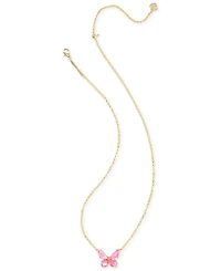 Kendra Scott Mixed Stone Butterfly Pendant Necklace, 16" + 3" extender