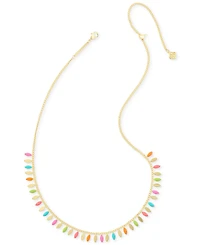 Kendra Scott 14k Gold-Plated Multicolor 19" Adjustable Statement Necklace