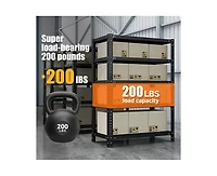 Household storage rack, adjustable display rack, basement balcony storage rack, carbon steel storage rack, 120cm 50cm 180cm, five floors