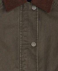 Bcbgmaxazria Women's Corduroy-Collar Barn Jacket, Exclusively at Macy's