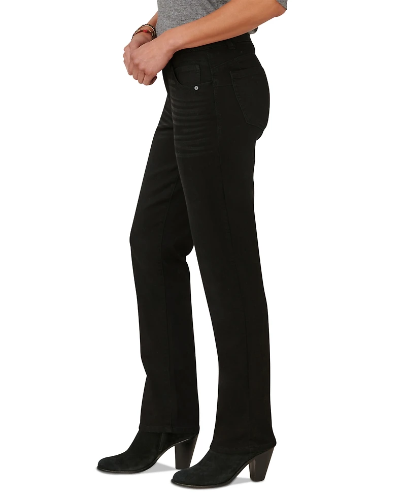 Democracy Women's "Ab" Solution Mid-Rise Straight-Leg Jeans