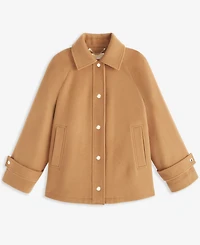 Michael Kors Women's Collared Button-Front Coat, Exclusively at Macy's