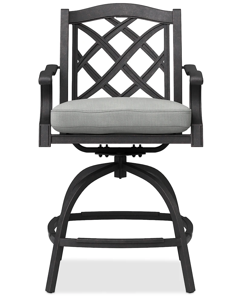 Wythburn Outdoor Firepit Bar Height Stool, Created for Macy's