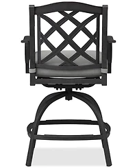 Wythburn Outdoor Firepit Bar Height Stool, Created for Macy's