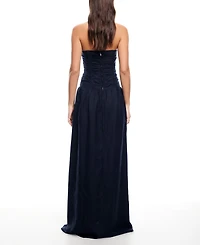 Lioness Women's Lush Strapless Linen-Blend Maxi Dress