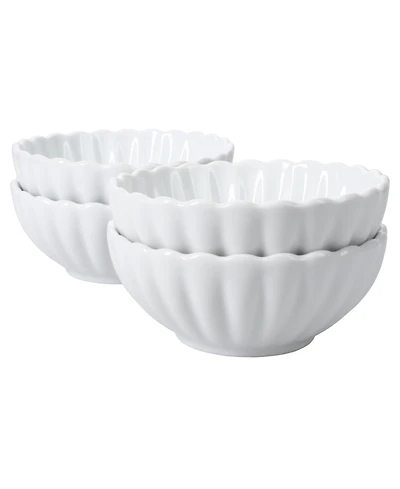Bia Cordon Bleu Petal 4-Pc. Round Bowls Set, Service for 4