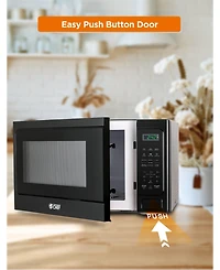 Commercial Chef 1.3 Cu. Ft. Counter Top Microwave,Stainless Steel