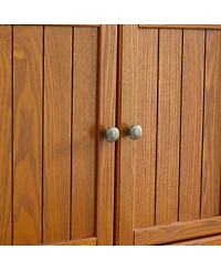 Streamdale 72" Storage Cabinet with Doors & Shelves, Oak(75 characters)