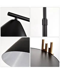 Streamdale Matte Gold Floor Lamp for Living Room, Office, Reading