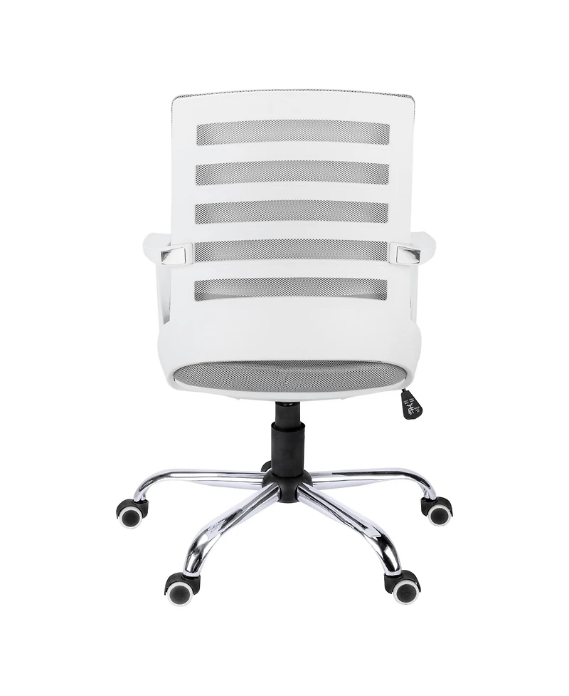Modern Adjustable Task Chair with Mesh Back and Polyester Seat for Office Use
