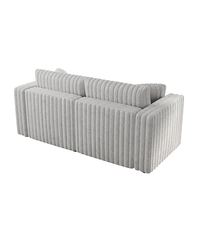 Streamdale 75.6" Light Gray Modular Sofa - Comfortable, Modern Design