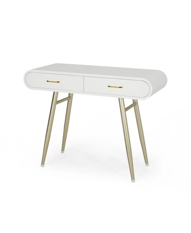 Streamdale Sleek and Sophisticated Neutrals Vanity Table with Drawers