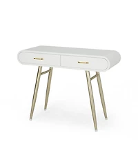 Streamdale Sleek and Sophisticated Neutrals Vanity Table with Drawers