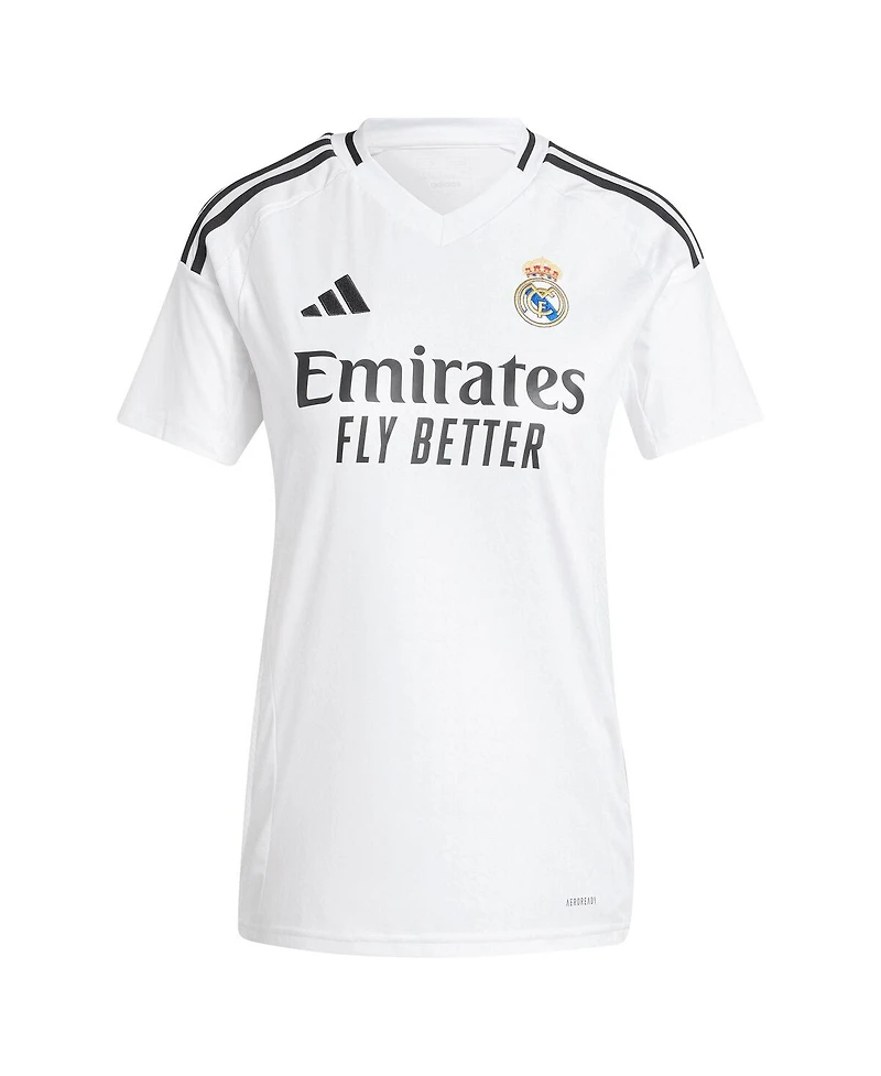 Adidas Women's Vini Jr. White Real Madrid 2024/25 Home Replica Player Jersey