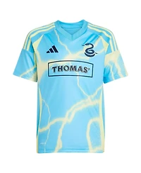 Adidas Big Boys and Girls Cavan Sullivan Blue Philadelphia Union 2025 The Voltage Kit Replica Player Jersey