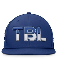 Fanatics Men's Blue Tampa Bay Lightning Authentic Pro Rink Snapback Hat
