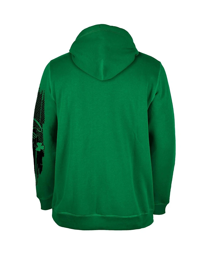 New Era Men's Boston Celtics Green Tip-Off Collection Pullover Hoodie