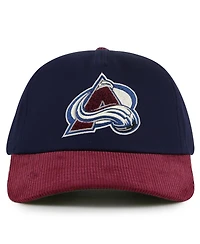 American Needle Men's Navy/Burgundy Colorado Avalanche Burnett Adjustable Hat