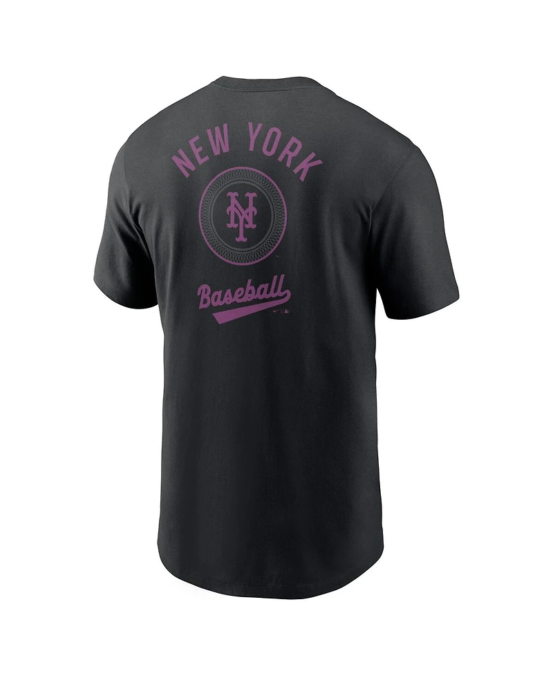 Nike Men's Black New York Mets 2025 City Connect T-Shirt